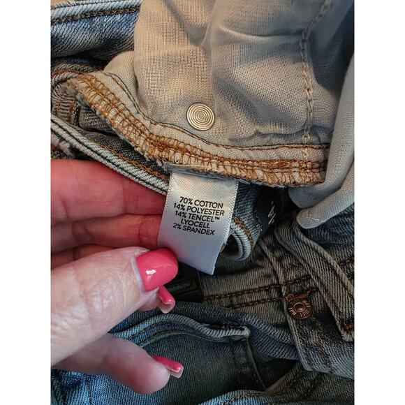 J.Jill Women’s Denim Hi-Rise Straight Leg Crop 14P - Picture 4 of 4